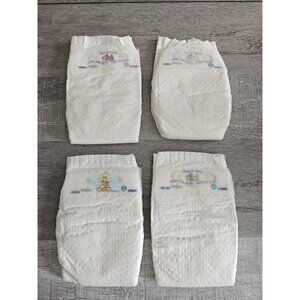 Vintage Pampers Disney Disposable Diaper Lot Of 4 Sesame Street Big Bird